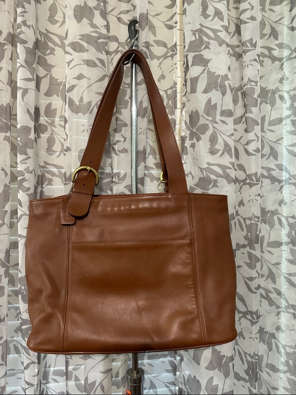 Coach SoHo Waverly Brown Leather Tote Shoulder Bag